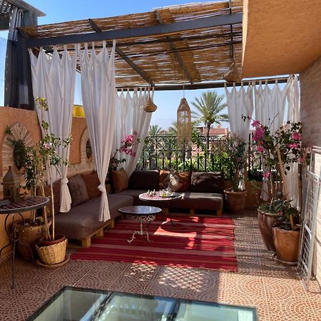 Riad Palmier Fleuri Marrakesh Exterior foto