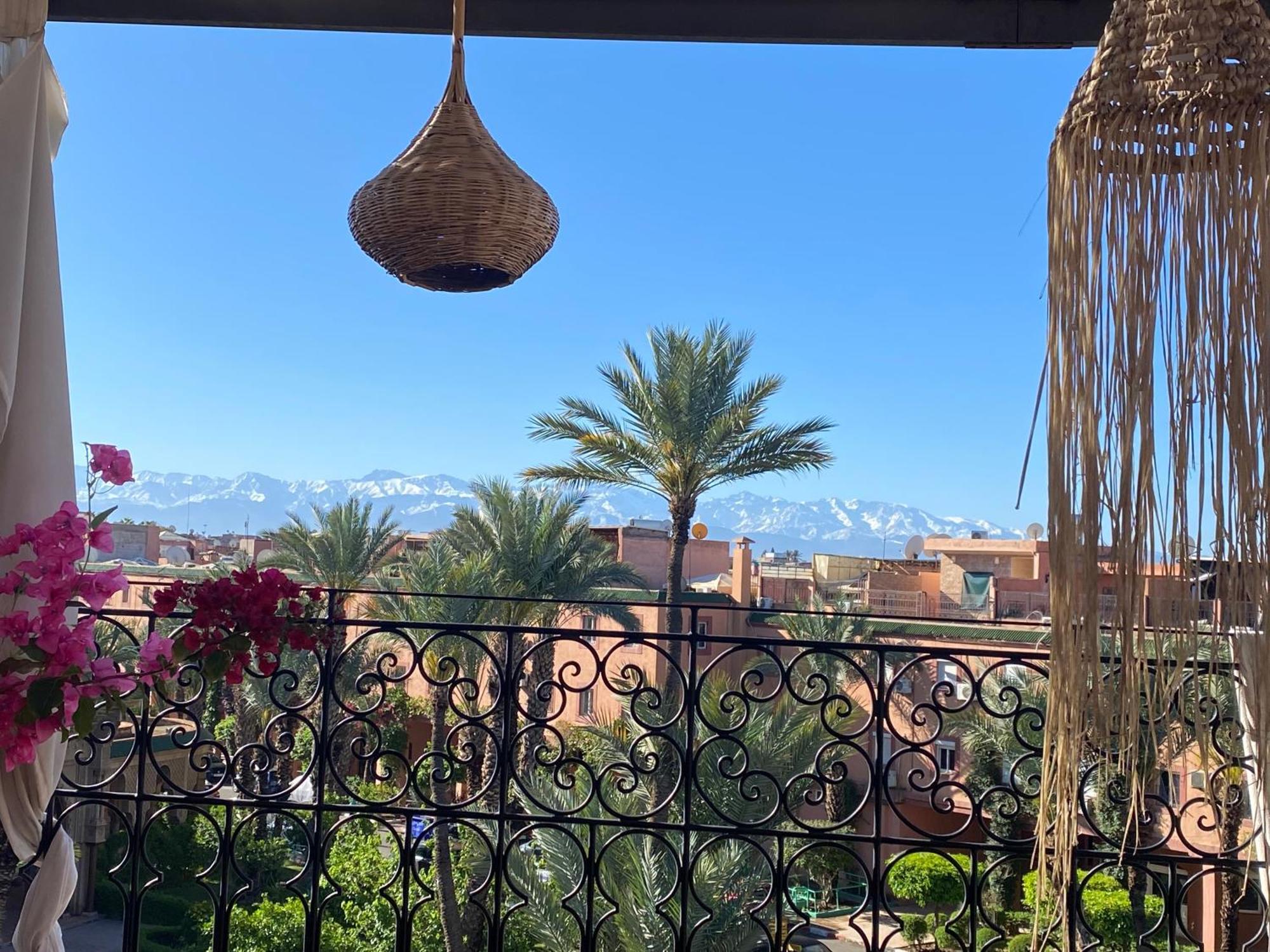 Riad Palmier Fleuri Marrakesh Exterior foto