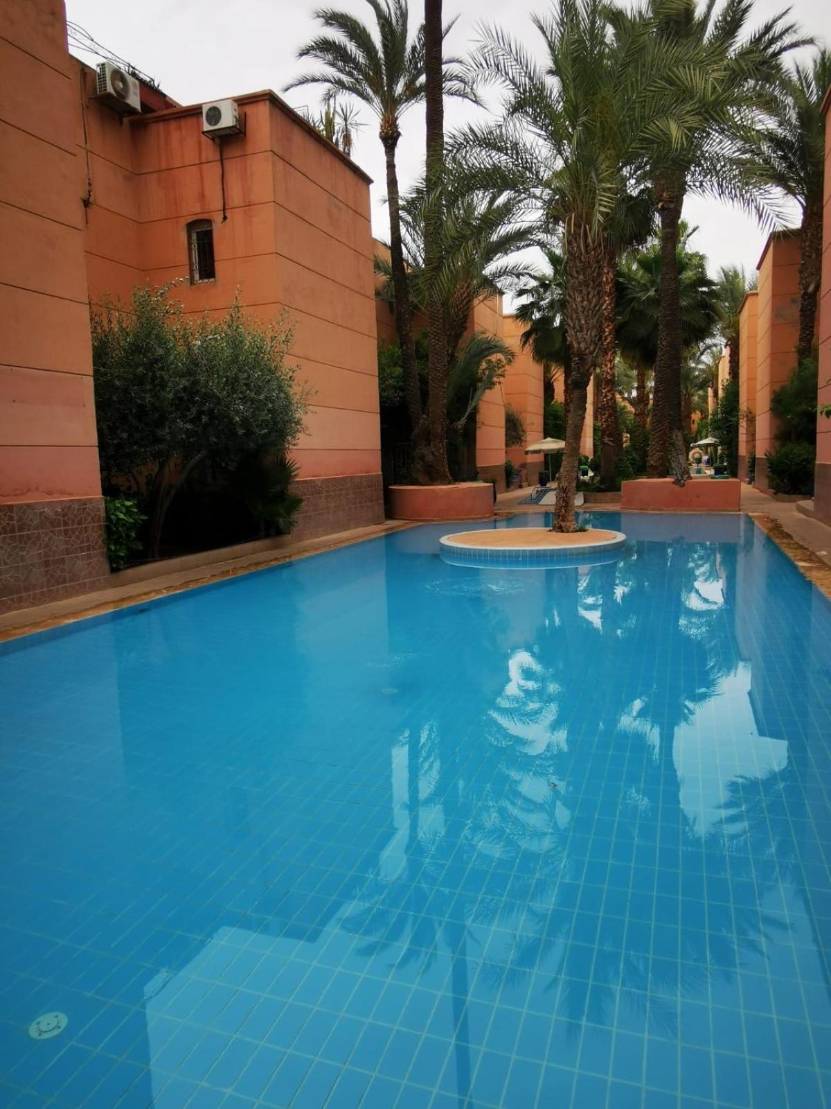 Riad Palmier Fleuri Marrakesh Exterior foto