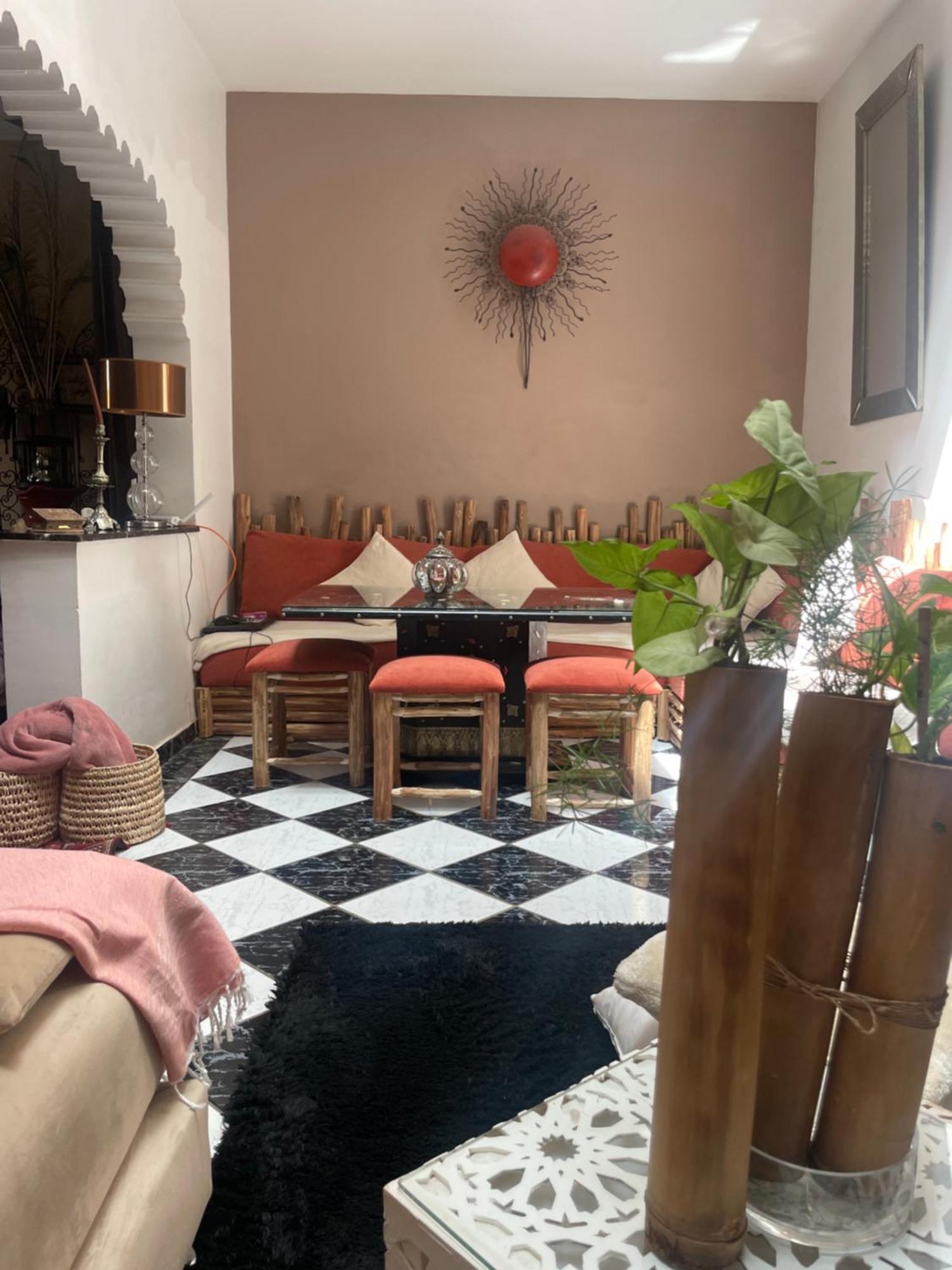 Riad Palmier Fleuri Marrakesh Exterior foto